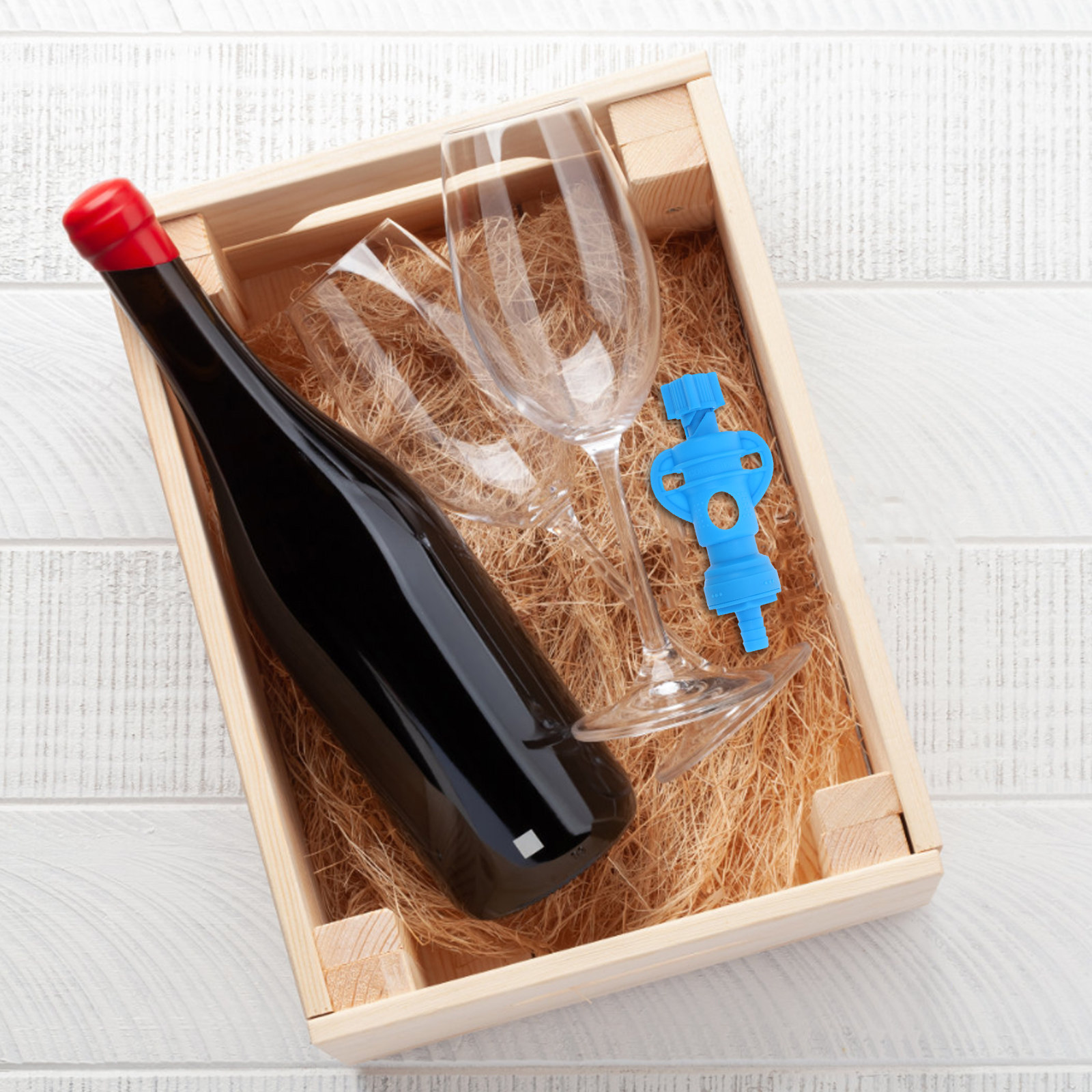 Wine Beer Type - Connector voor wijnzakken, pouches, navul- en