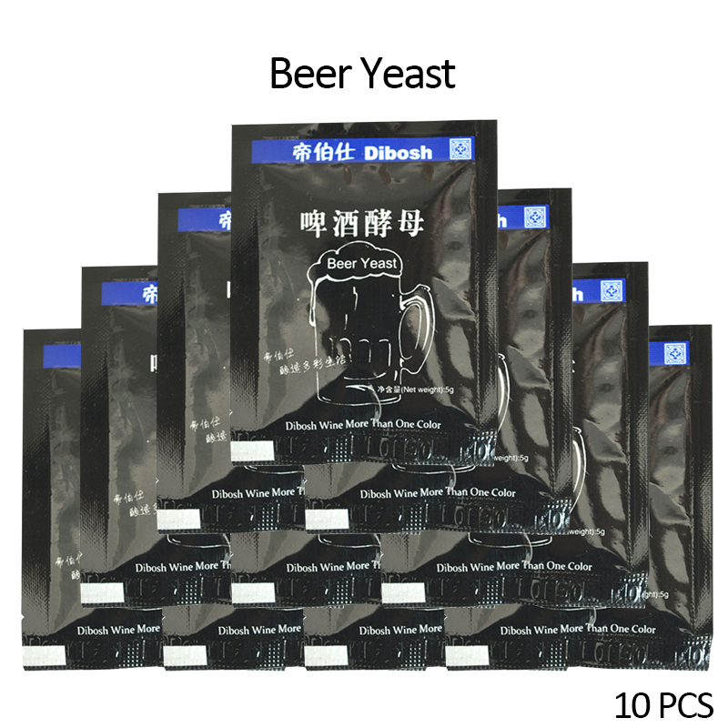 Wine Beer Yeast - 10 stuks aluminium zakken voor het