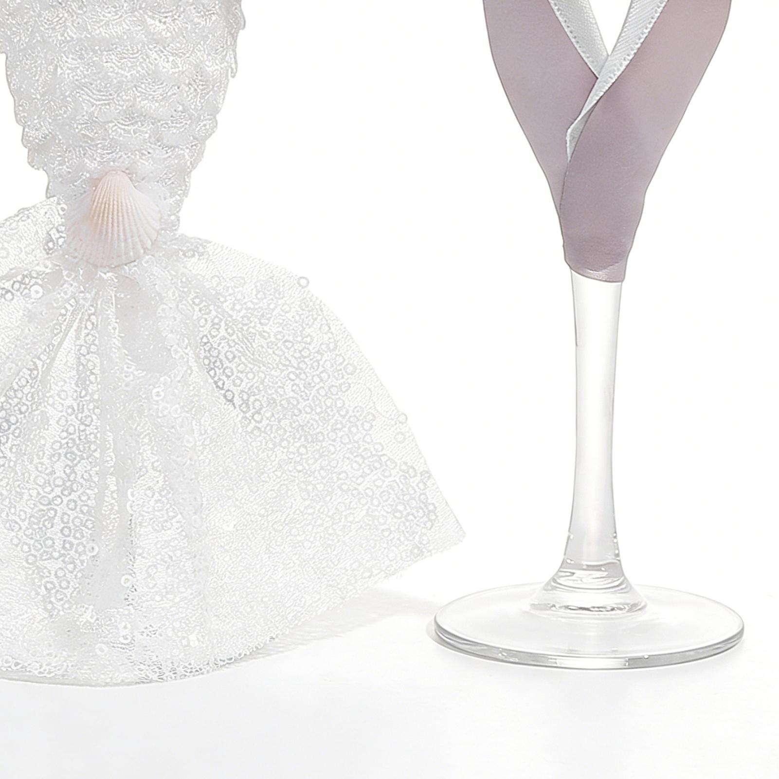 Champagne Flute Pair - Bruids- en bruidegombril 1 paar bruid-