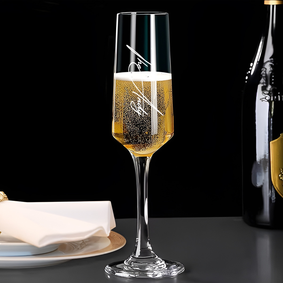 Aangepaste bruiloft champagneg - Champagne Flute Pair recensie en prijs