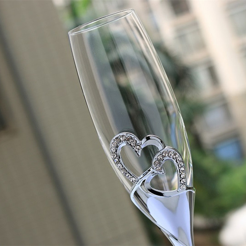 200ml Rode Wijnglazen Kristal  - Champagne Flute Pair recensie en prijs