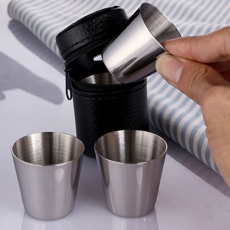 4/6 Stuks Roestvrij Stalen Bek - Wine Beer Glass Set recensie en prijs