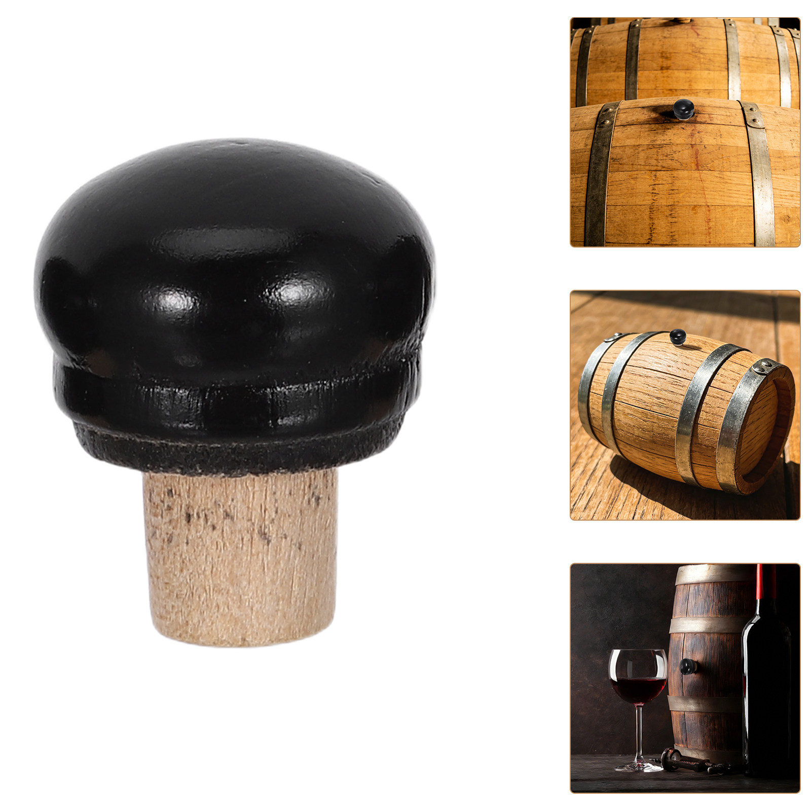 4-delige eikenhouten kurkenset - Wine Beer Glass Set recensie en prijs