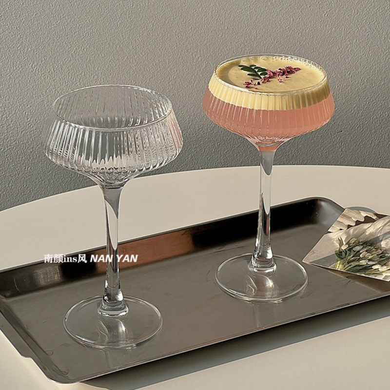 200ml Transparante Gestreepte  - Champagne Flute Pair recensie en prijs