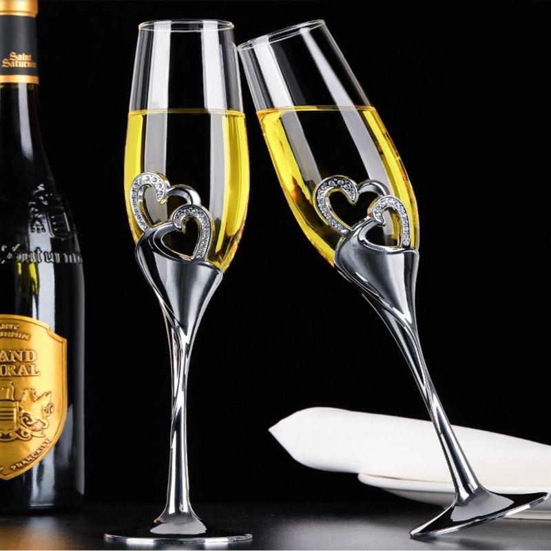 2 stks Bruiloft Champagne Glas - Champagne Flute Pair recensie en prijs