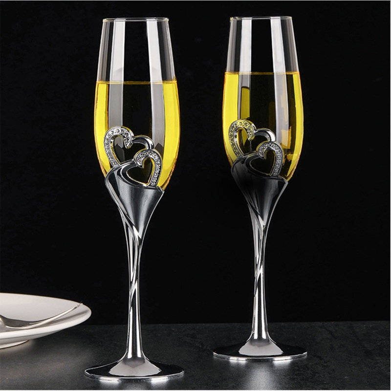 2 stks Bruiloft Champagne Glas - Champagne Flute Pair recensie en prijs