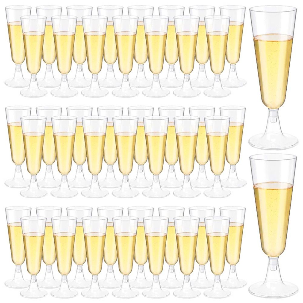 10 stuks doorzichtig plastic c - Champagne Flute Pair recensie en prijs
