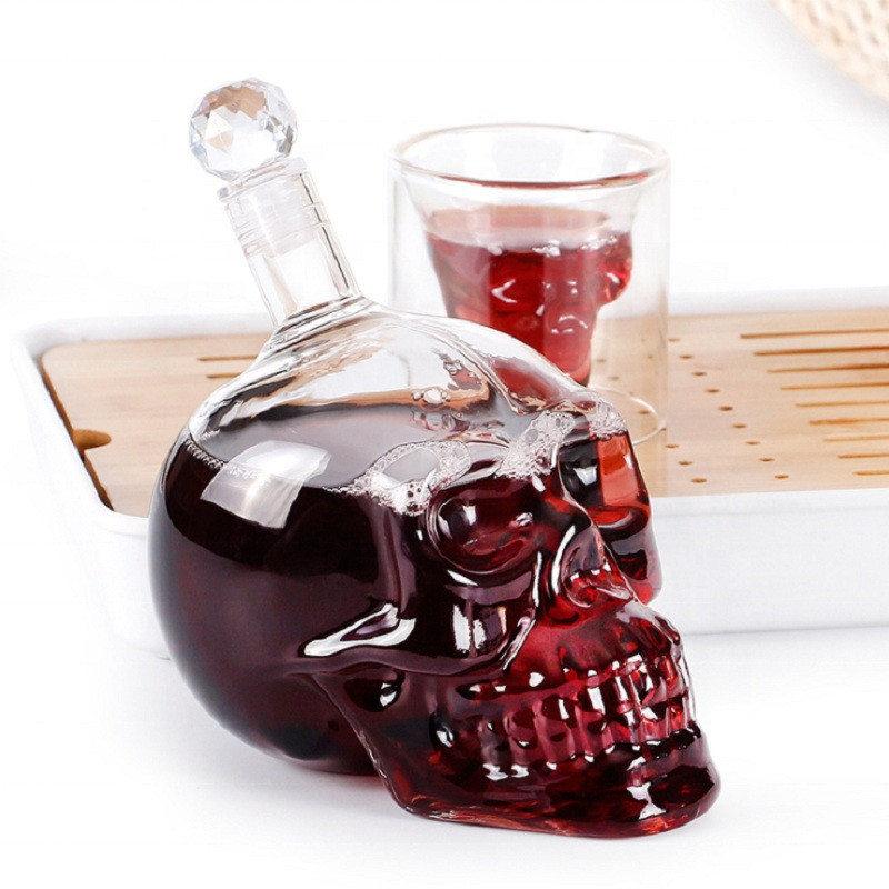 Creatieve Schedel Hoofd Karaf  - Wine Beer Glass Set recensie en prijs