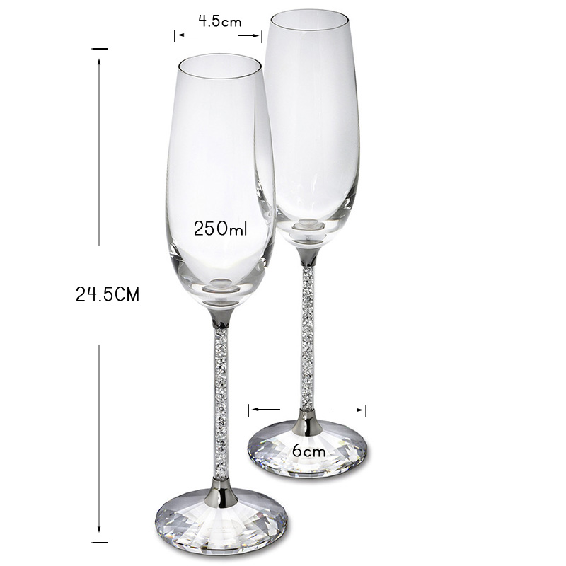Creatieve Bruiloft Wijn Glazen - Champagne Flute Pair recensie en prijs